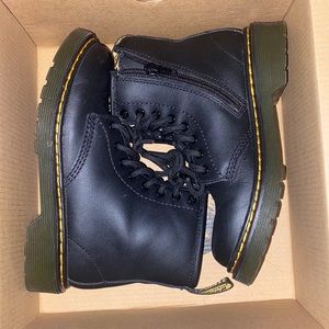 Kids black dr martens - size 13